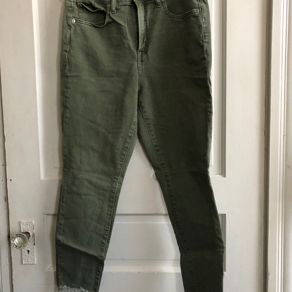 Gap Olive Green Skinny Jeans